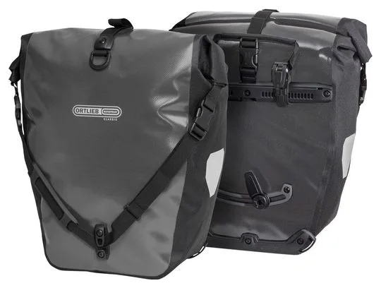Ortlieb Back-Roller Classic QL2.1 · paire 40 L gris/noir
